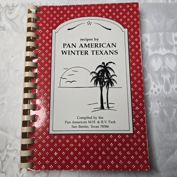 Vintage Other - Vintage PAN AMERICAN WINTER TEXANS Spiral cookbook Recipes & Misc